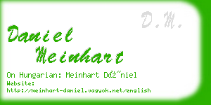 daniel meinhart business card